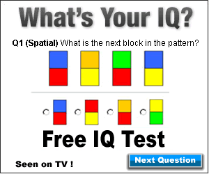 free iq test results right away